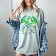 Dragon Reading Books Bookworm Women's Comfort Colors T-Shirt Denim