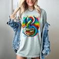 Dragon Reading Colorful Fantasy Book Lover Women's Comfort Colors T-Shirt Denim Dragon Reading Colorful Fantasy Book Lover Women's Comfort Colors T-Shirt Denim