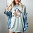 Dragon Silhouette Books Librarian Bookworm Women Men Kids Women's Comfort Colors T-Shirt Denim