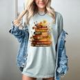 Dream Like Martin Floral Book History Month Women Men Women's Comfort Colors T-Shirt Denim