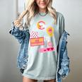 Dungeon Crawler Carl Colorful Sticker Collage LitRPG Book Women's Comfort Colors T-Shirt Denim Dungeon Crawler Carl Colorful Sticker Collage LitRPG Book Women's Comfort Colors T-Shirt Denim