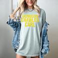Dungeon Crawler Carl Yellow Text Logo LitRPG Series Book Women's Comfort Colors T-Shirt Denim Dungeon Crawler Carl Yellow Text Logo LitRPG Series Book Women's Comfort Colors T-Shirt Denim