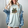 Easily Distracted By Books And Dragons Graphic Women's Comfort Colors T-Shirt Denim Easily Distracted By Books And Dragons Graphic Women's Comfort Colors T-Shirt Denim