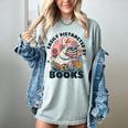 Easily Distracted By Books Read Goose Lover Bookworm Reading Women's Comfort Colors T-Shirt Denim