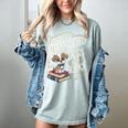 Easily Distracted By Dogs And Books Reader Animal Dog Women's Comfort Colors T-Shirt Denim