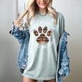 Easily Distracted By Dogs And Books Women's Comfort Colors T-Shirt Denim
