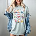 Easter Teacher Cute Bunny Reding Books Librarian Bookworm Women's Comfort Colors T-Shirt Denim Easter Teacher Cute Bunny Reding Books Librarian Bookworm Women's Comfort Colors T-Shirt Denim