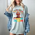 Education Is Freedom Afro Books Women's Comfort Colors T-Shirt Denim