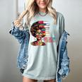 Education Is Freedom History Month Teacher Books Afro Women's Comfort Colors T-Shirt Denim