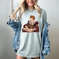 Elizabeth I Reading A Book Women's Comfort Colors T-Shirt Denim Elizabeth I Reading A Book Women's Comfort Colors T-Shirt Denim