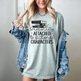 Emotionally Attached To Fictional Characters Banned Books Women's Comfort Colors T-Shirt Denim