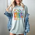 Equal Rights Book Flower Equality Peace Love Kindness Book Women's Comfort Colors T-Shirt Denim Equal Rights Book Flower Equality Peace Love Kindness Book Women's Comfort Colors T-Shirt Denim