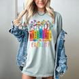 Equality Book LGBTQ Wildflowers Equal Rights Gay Kindness Women's Comfort Colors T-Shirt Denim