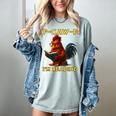 F-CAW-F I'm Reading Chicken Book Lover Introvert Meme Women's Comfort Colors T-Shirt Denim F-CAW-F I'm Reading Chicken Book Lover Introvert Meme Women's Comfort Colors T-Shirt Denim