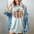 Fall Book Pumpkin Halloween Teacher Librarian Thanksgiving Women's Comfort Colors T-Shirt Denim Fall Book Pumpkin Halloween Teacher Librarian Thanksgiving Women's Comfort Colors T-Shirt Denim