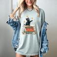Fantasy Drama Tragedy Reading Lover Book Cat Humor Women's Comfort Colors T-Shirt Denim
