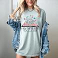 Floral Book A New Chapter Begins Retired 2026 Retirement Women's Comfort Colors T-Shirt Denim