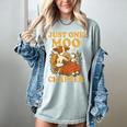 Floral Cow Reading Pun Just One More Chapter Cozy Book Lover Women's Comfort Colors T-Shirt Denim