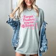 Forget Flowers Buy Me Books Valentines Book Club Bookish Women's Comfort Colors T-Shirt Denim