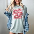 Forget Flowers Buy Me Books Women's Comfort Colors T-Shirt Denim