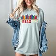 Freadom Anti-Banned Books – Read Banned Books Library Women's Comfort Colors T-Shirt Denim
