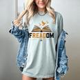Freadom Anti Banned Books Lovers Reading Librarian Bookworm Women's Comfort Colors T-Shirt Denim