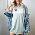 Fun I Love My Library Book Reader Bookworm Librarian Costume Women's Comfort Colors T-Shirt Denim