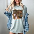 Ghost Reading Book Cat Lover Halloween Reading Enthusiast Women's Comfort Colors T-Shirt Denim Ghost Reading Book Cat Lover Halloween Reading Enthusiast Women's Comfort Colors T-Shirt Denim