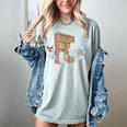 Ghosts Reading Books Teacher Halloween Librarian Book Lover Women's Comfort Colors T-Shirt Denim Ghosts Reading Books Teacher Halloween Librarian Book Lover Women's Comfort Colors T-Shirt Denim