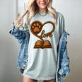 Girl Who Loves Dogs & Books Heart Dog Lover Reader Reeding Women's Comfort Colors T-Shirt Denim Girl Who Loves Dogs & Books Heart Dog Lover Reader Reeding Women's Comfort Colors T-Shirt Denim