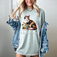 Girls Books I Do What I Want Calico Cat Lover Women's Comfort Colors T-Shirt Denim Girls Books I Do What I Want Calico Cat Lover Women's Comfort Colors T-Shirt Denim