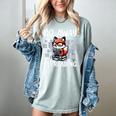 Go Away I'm Reading Book Reader Cute Fox Loves Books Women's Comfort Colors T-Shirt Denim Go Away I'm Reading Book Reader Cute Fox Loves Books Women's Comfort Colors T-Shirt Denim