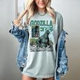 Godzilla Ocean Scene Comic Book Illustration Movie Monster Women's Comfort Colors T-Shirt Denim Godzilla Ocean Scene Comic Book Illustration Movie Monster Women's Comfort Colors T-Shirt Denim