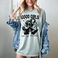 Good Girls Read Spicy Skeleton Book Club Women's Comfort Colors T-Shirt Denim Good Girls Read Spicy Skeleton Book Club Women's Comfort Colors T-Shirt Denim