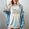 All The Good Men Are In My Books Romance Novel Women's Comfort Colors T-Shirt Denim