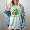 Goods Luck Read Librarian Book Patrick Days Shamrock Clover Women's Comfort Colors T-Shirt Denim