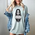 Gothic Goth Girl Woman Movie Book Art Women's Comfort Colors T-Shirt Denim Gothic Goth Girl Woman Movie Book Art Women's Comfort Colors T-Shirt Denim