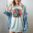 Grim Reaper Reads a Book Women's Comfort Colors T-Shirt Denim Grim Reaper Reads a Book Women's Comfort Colors T-Shirt Denim