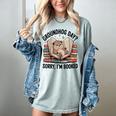 Groundhog Day Librarian Book Lover Reader Library Women's Comfort Colors T-Shirt Denim
