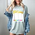Guestbook My 21st Birthday Sign My Shirt Birthday Party Women's Comfort Colors T-Shirt Denim