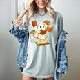 Halloween Cute Ghost Shirt Reading Books Ghost Women's Comfort Colors T-Shirt Denim Halloween Cute Ghost Shirt Reading Books Ghost Women's Comfort Colors T-Shirt Denim