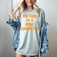 Halloween Pretend I'm Book Character Costume Lazy Adult Kids Women's Comfort Colors T-Shirt Denim Halloween Pretend I'm Book Character Costume Lazy Adult Kids Women's Comfort Colors T-Shirt Denim
