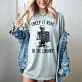 Halloween Skeleton Pun Book Lover Library Joke Women's Comfort Colors T-Shirt Denim Halloween Skeleton Pun Book Lover Library Joke Women's Comfort Colors T-Shirt Denim