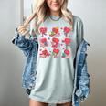 Hearts Reading Book Lovers All Booked For Valentine Women's Comfort Colors T-Shirt Denim