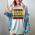 Hema Definition Like A Book Club With Swords Women's Comfort Colors T-Shirt Denim