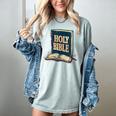 Holy Book Costume For Jesus And Bible Lovers Women's Comfort Colors T-Shirt Denim Holy Book Costume For Jesus And Bible Lovers Women's Comfort Colors T-Shirt Denim