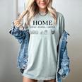 Home Stead School Grown Flowers Book Chicken Women's Comfort Colors T-Shirt Denim