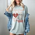 Horror Book Club Creepy Reader Gothic Fiction Thriller Fan Women's Comfort Colors T-Shirt Denim