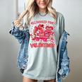 HUGvyn All Booked For Valentines Teacher Book Reading Heart Women's Comfort Colors T-Shirt Denim