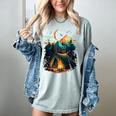 Id Rather Be Camping Great Outdoors Love Glamping Introvert Women's Comfort Colors T-Shirt Denim